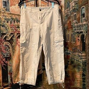 Caribbean Joe Women's Tan Cargo Pants